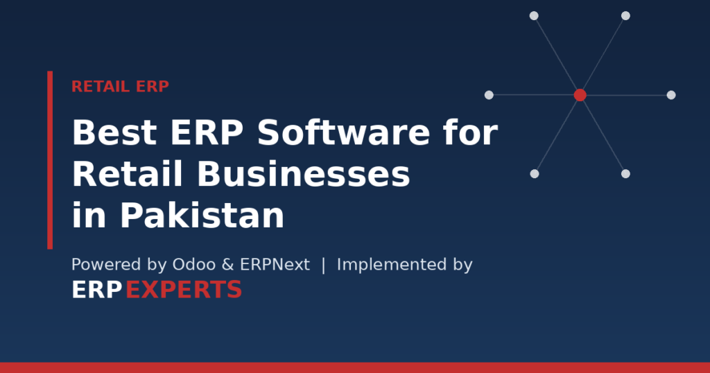Best ERP software for retail businesses in Pakistan — POS and inventory with Odoo and ERPNext by ERPExperts