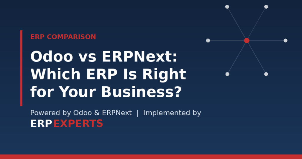Odoo vs ERPNext comparison for Pakistani businesses by ERPExperts