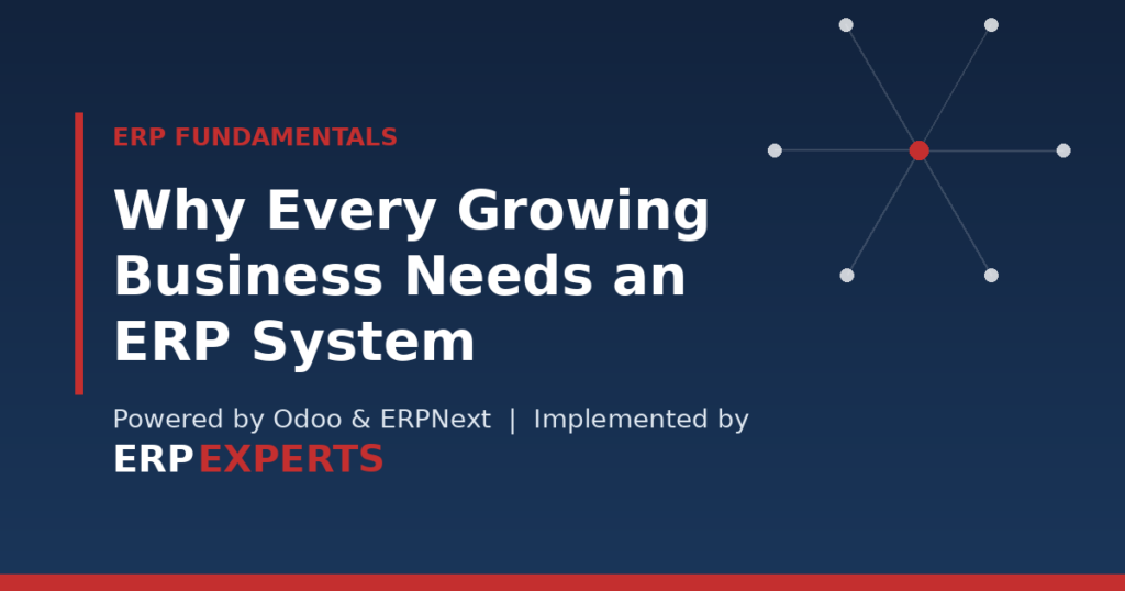 Why every growing business needs an ERP system — ERPExperts guide to ERP software benefits